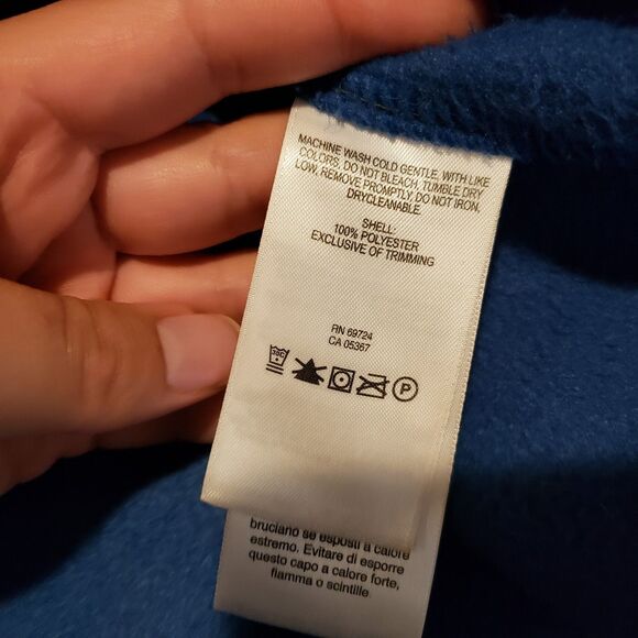 Columbia Mountain Fleece Vest Mens Large Tall Sleeveless Full Zip - Picture 9 of 9